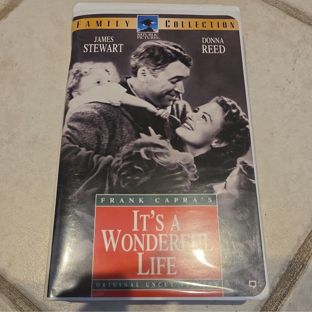 Its a Wonderful Life (VHS, 1996, Uncut Clam Shell)
